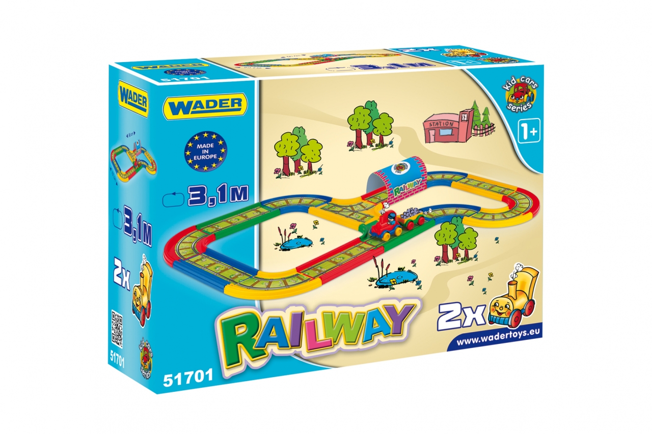 Игровой набор Kid Cars железная дорога