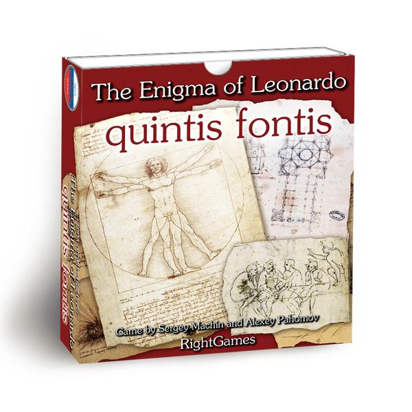 Настольная игра Загадка леонардо quintis fontis - пятый ключ